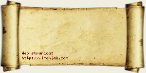 Mia Veljković vizit kartica